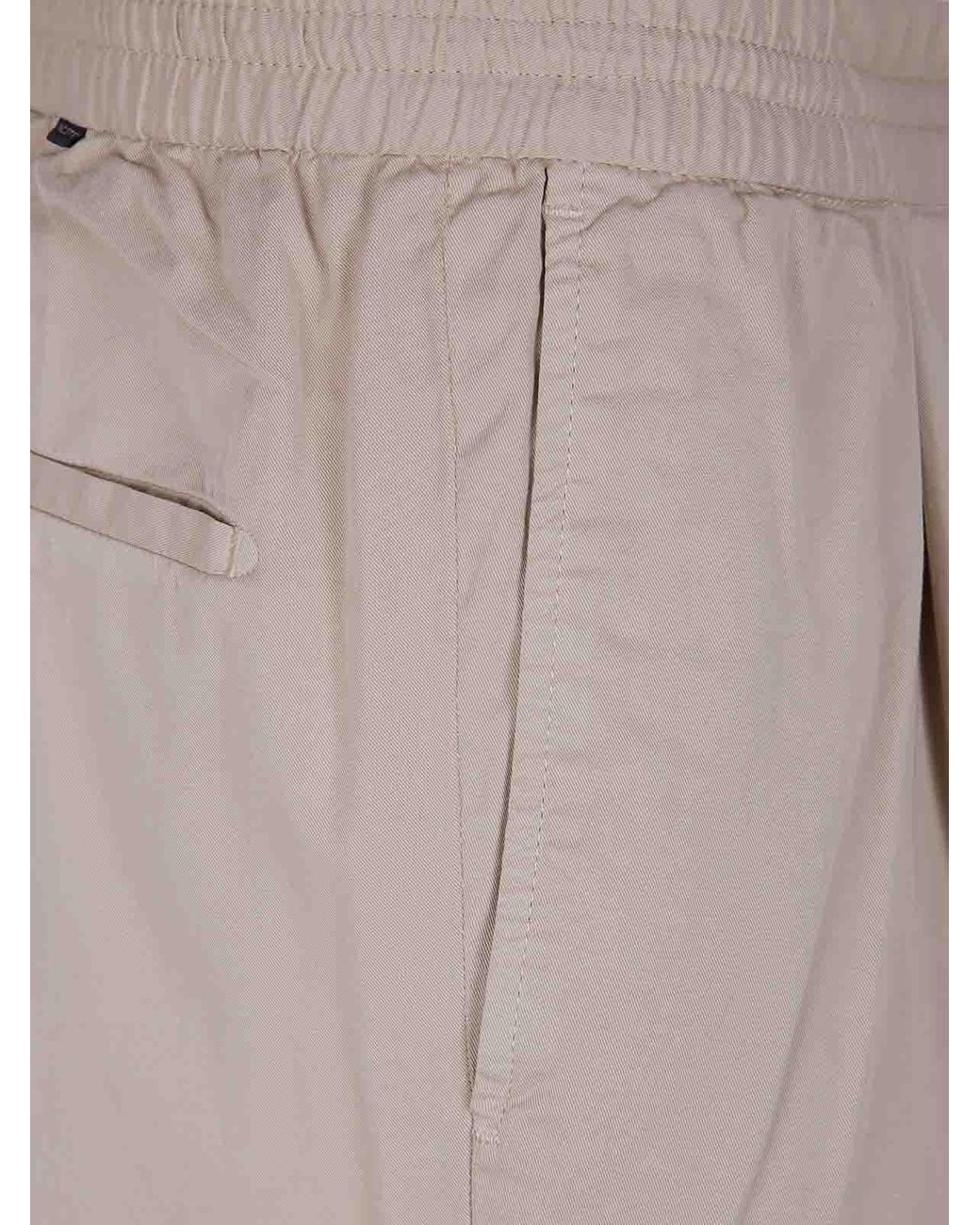 Incotex Gray Tapered Fit Trousers for men