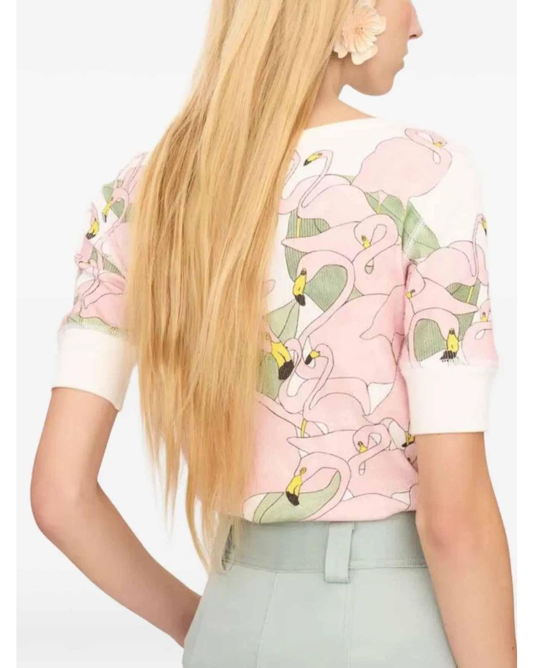 Chloé Pink Floral Top