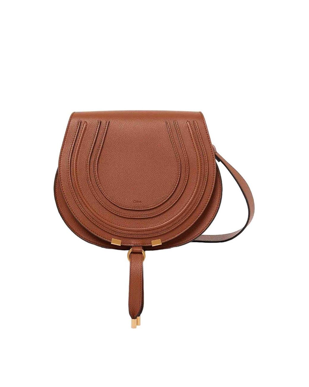 Chloé White Marcie Medium Leather Bag