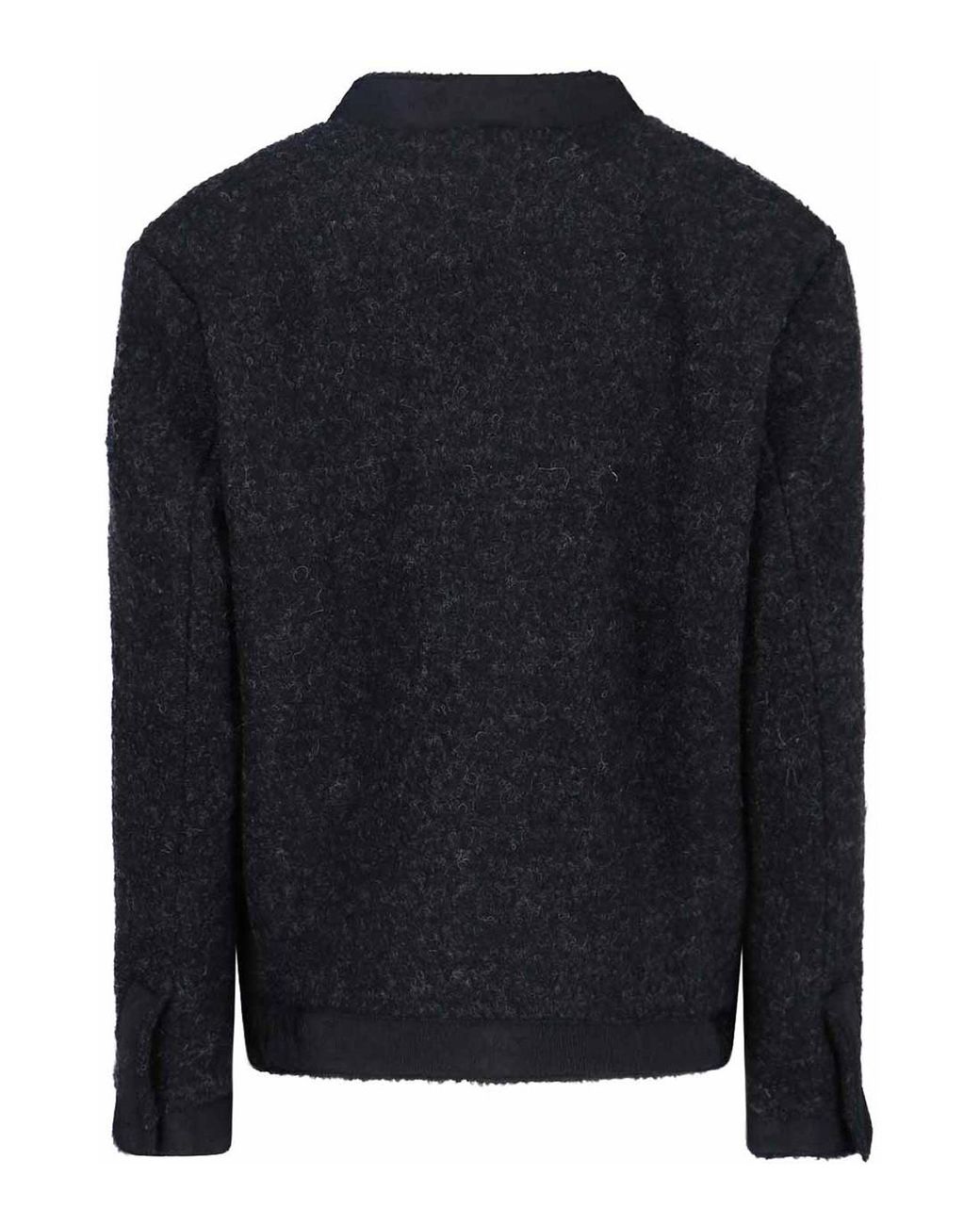 LN22 Black Wool Blend Jacket