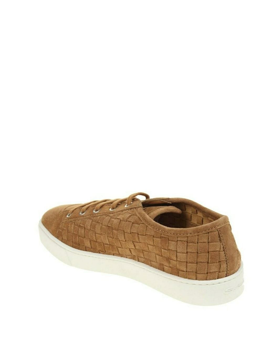 Santoni Brown Suede Sneakers for men
