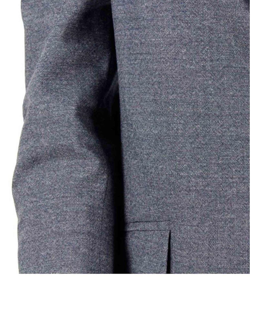 Barba Napoli Blue Single-Breasted Jacket