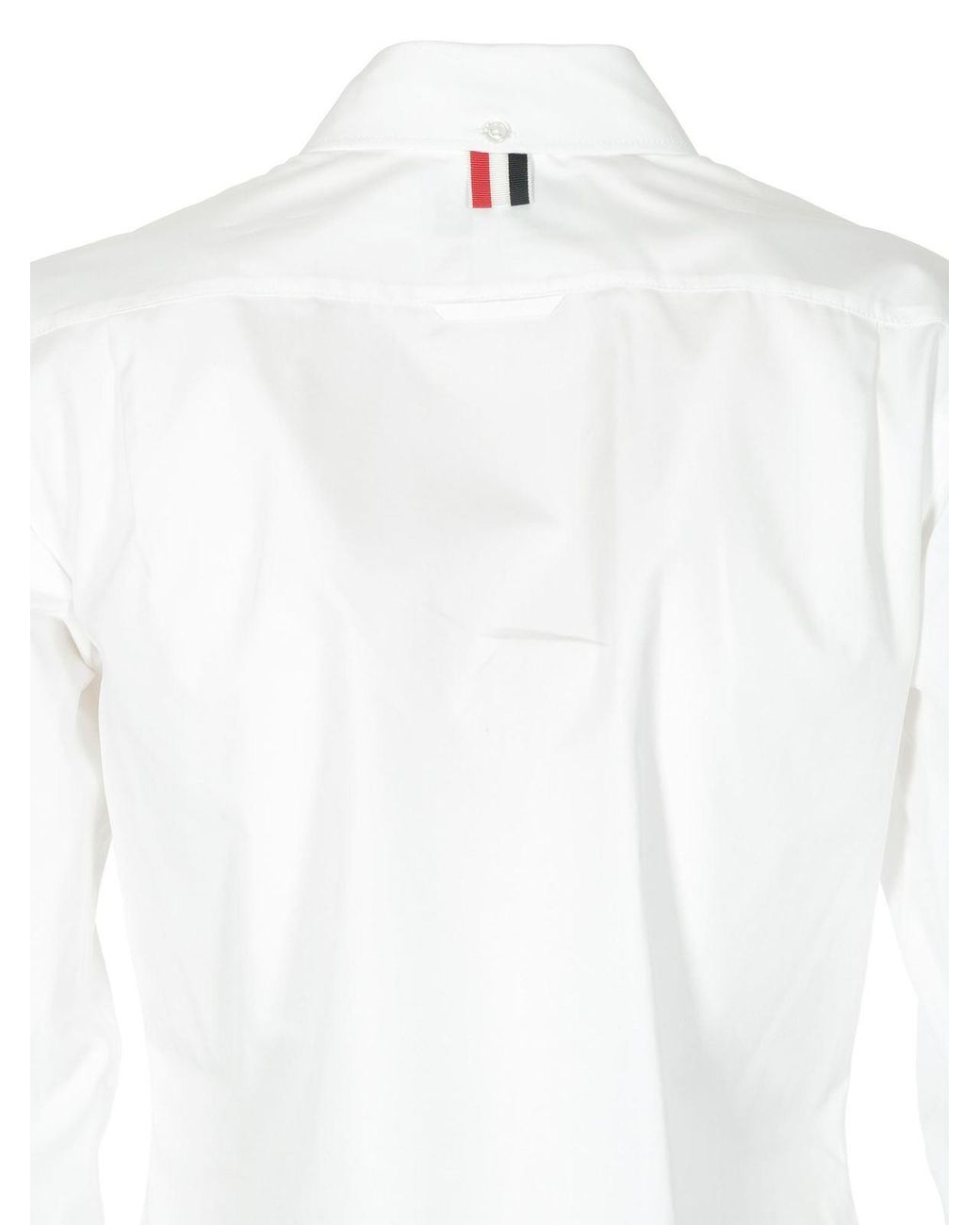 Thom Browne White Button-Down Shirt