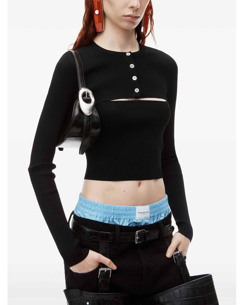 Alexander Wang Black Cardigan