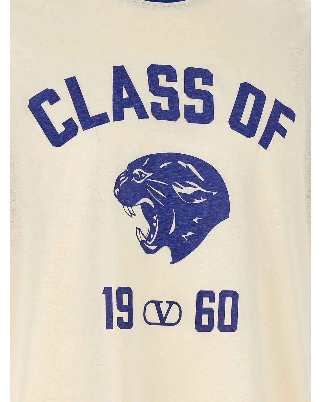 Valentino Garavani White 'Panther' T-Shirt for men
