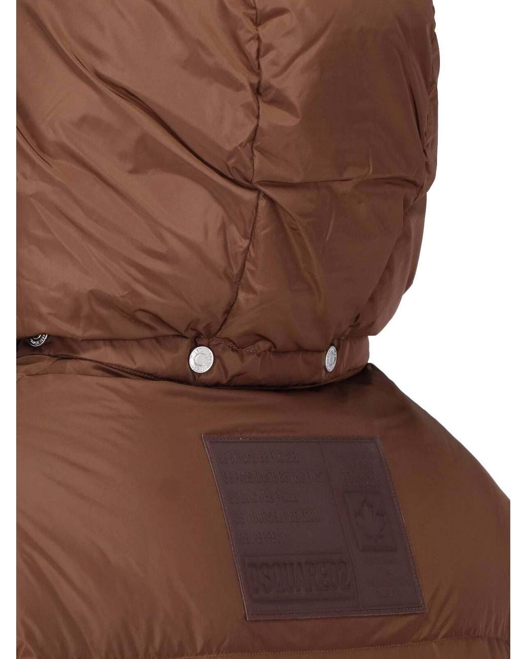DSquared² Brown Padded Down Jacket for men