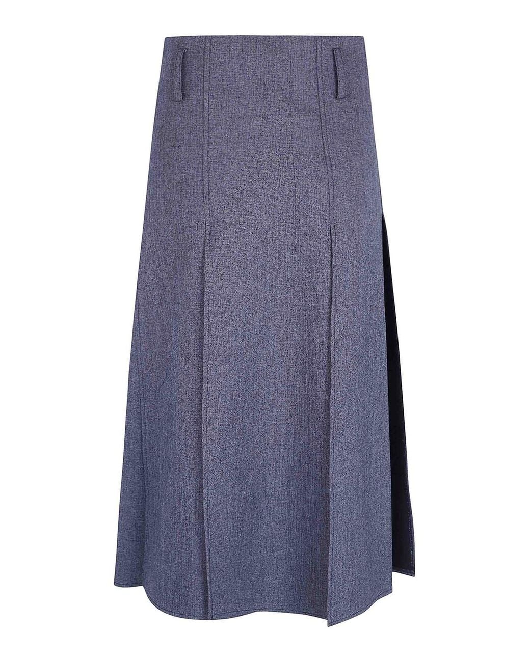 DR. HOPE Blue Midi Skirt