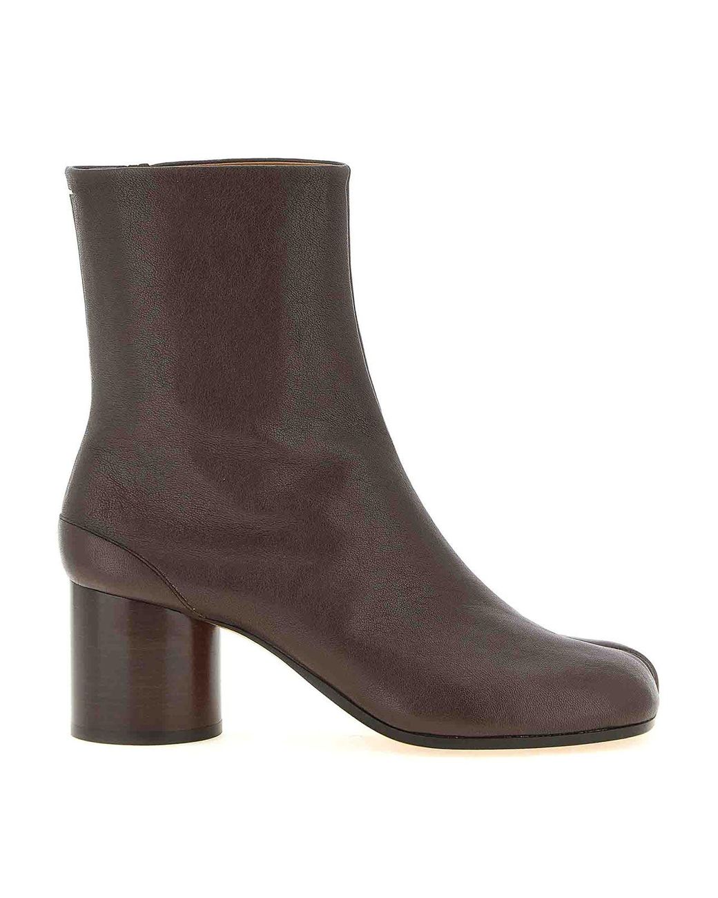 Maison Margiela Brown Tabi' Ankle Boots