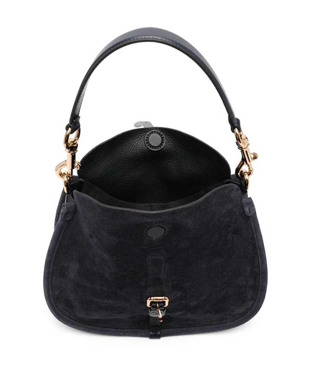 Etro Black Medium Pony Suede Bag