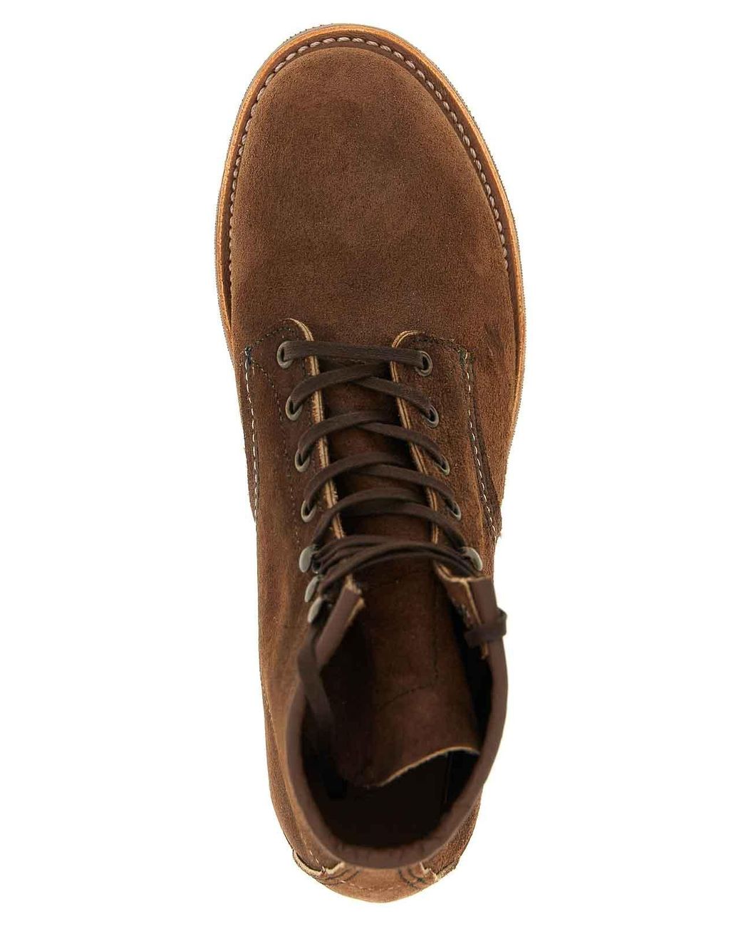 Red Wing Brown Blacksmith Lace-Up Ankle Boots for men