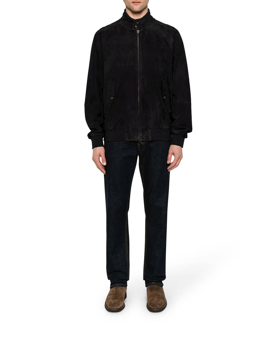 Baracuta Black G9 Suede Jacket for men