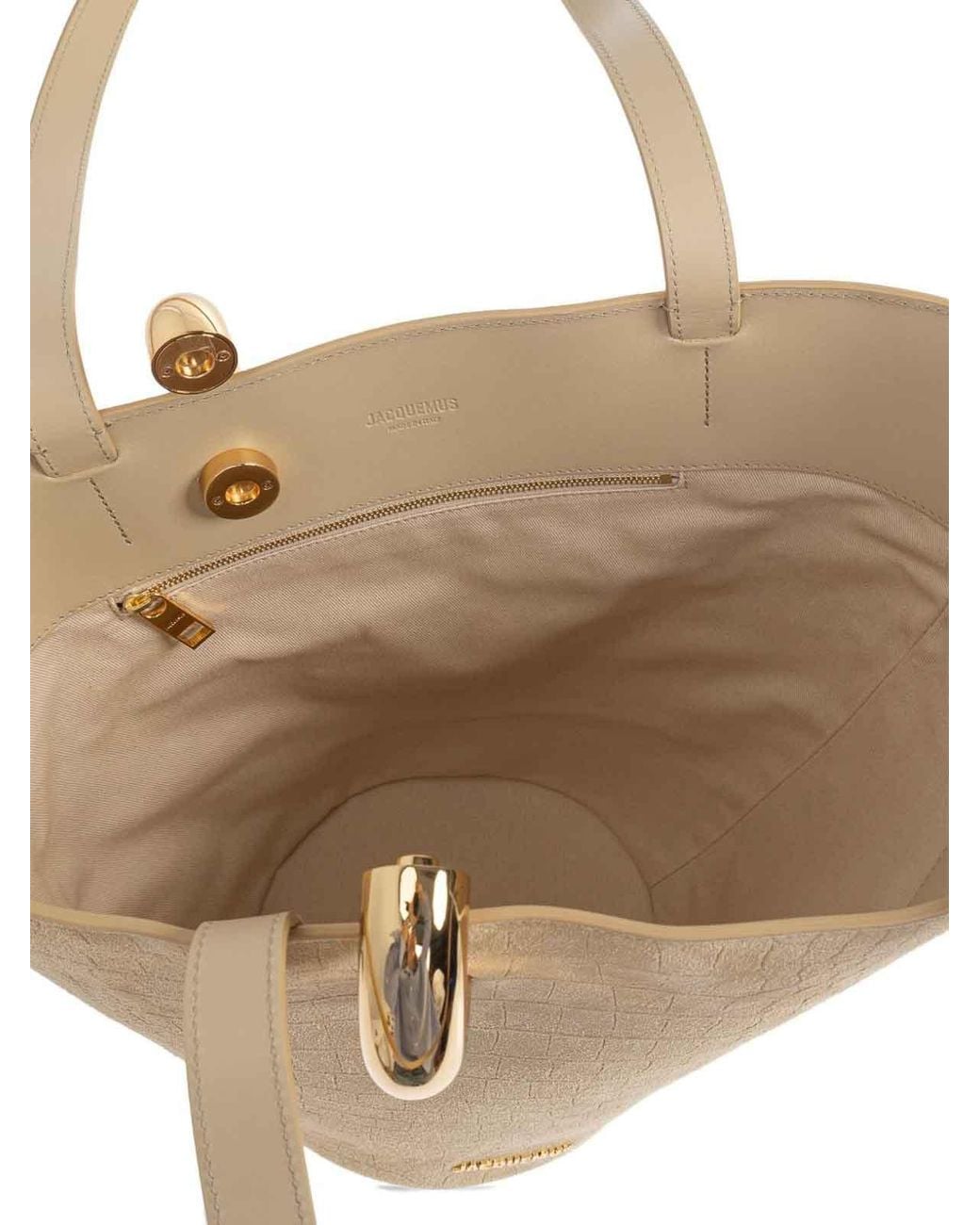 Borsa A Secchiello di Jacquemus in White