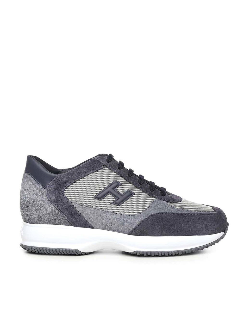 Hogan Gray Interactive Sneakers for men