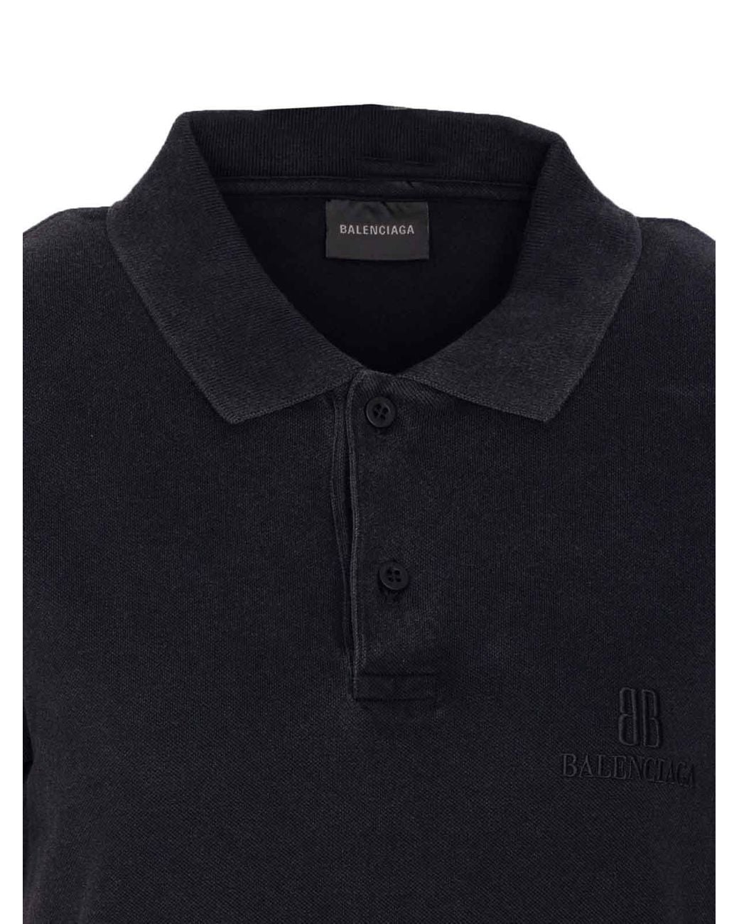 Balenciaga Black Dress With Logo
