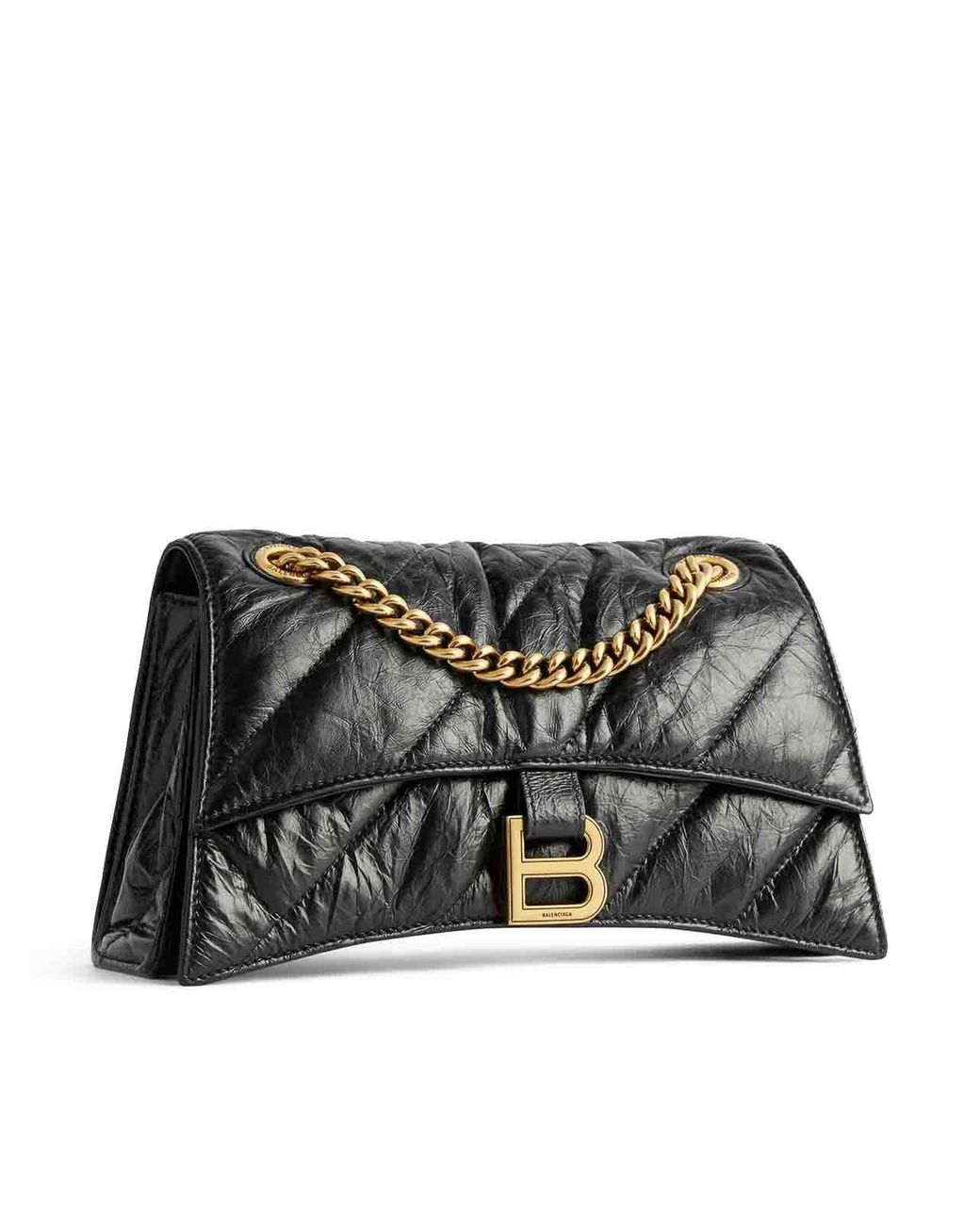 Balenciaga Black Crush S Shoulder Bag