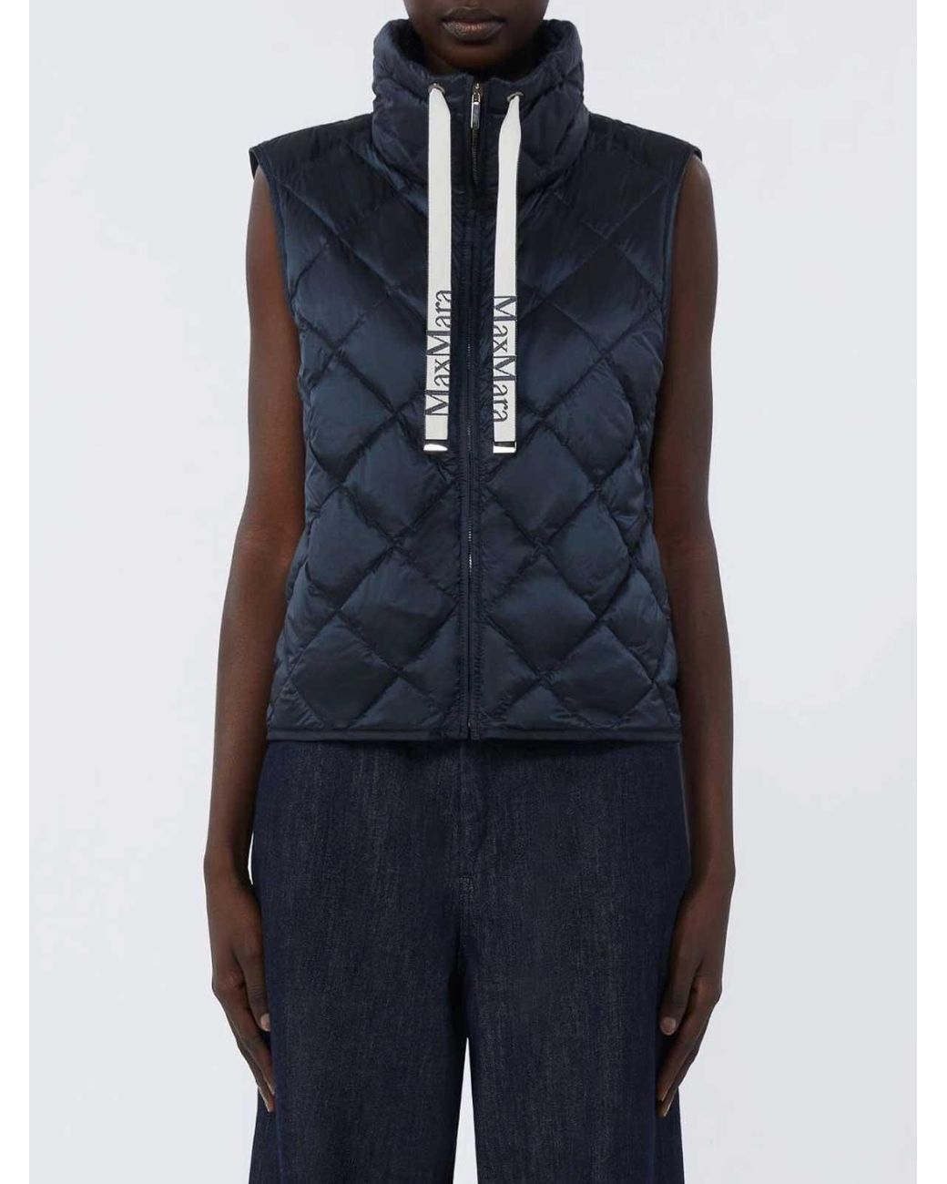 Max Mara Black Padded Vest