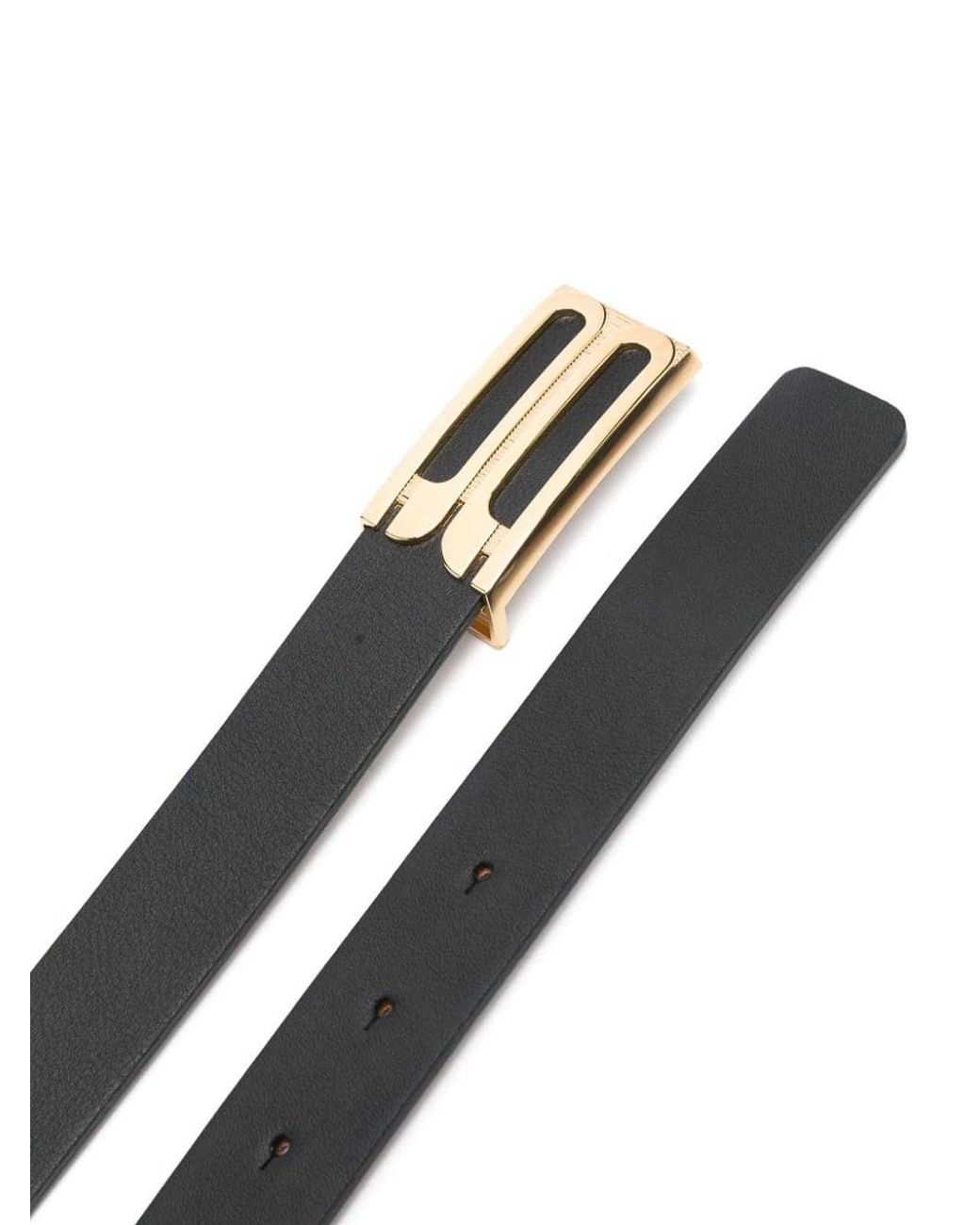 Victoria Beckham White Regular Frame Belt