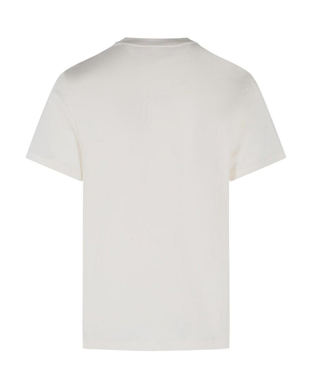 Moncler White Cotton T-Shirt for men