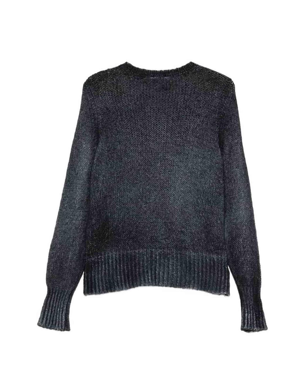 Avant Toi Black Cashmere Crewneck Sweater