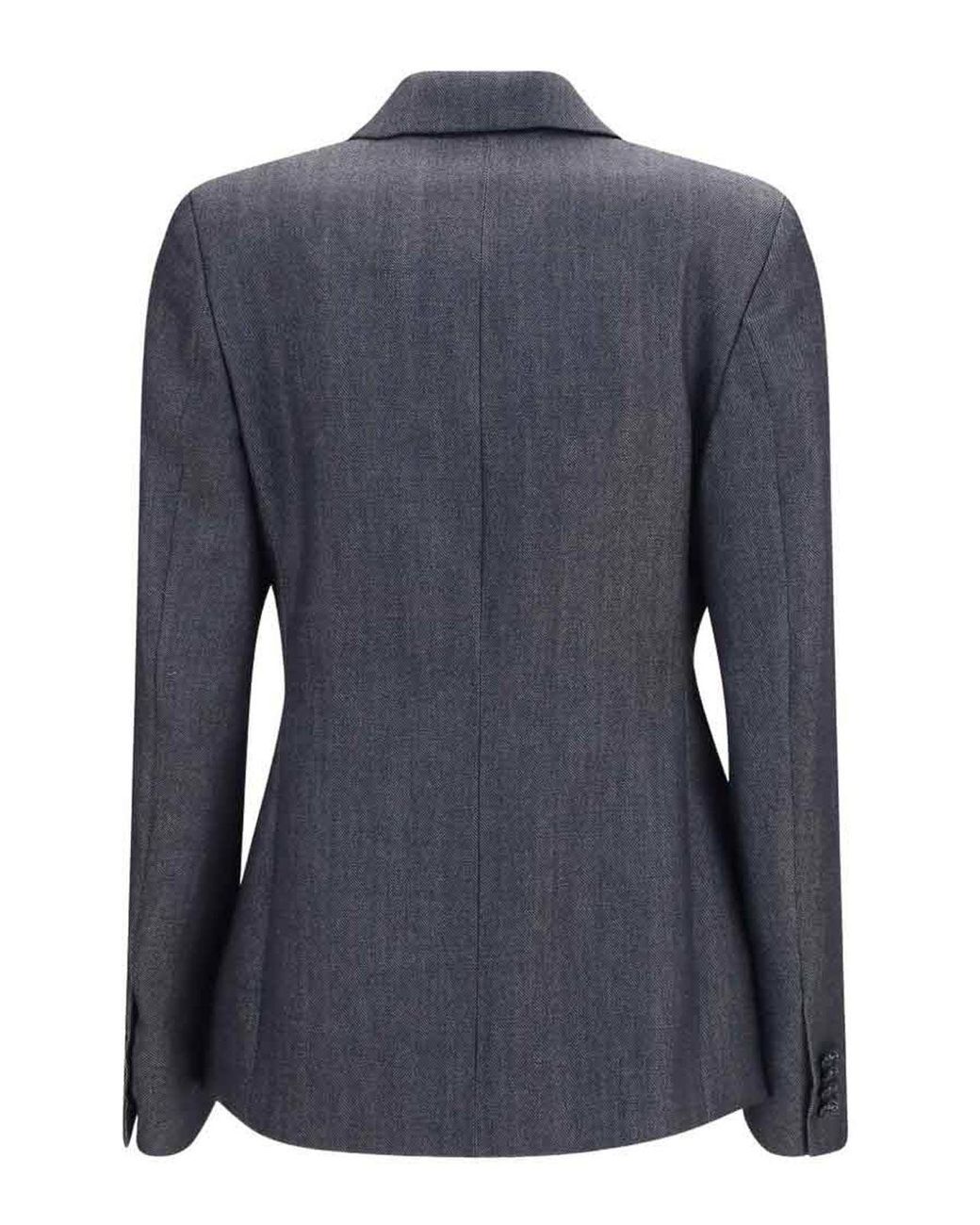 Balenciaga Blue Double-Breasted Tailored Jacket