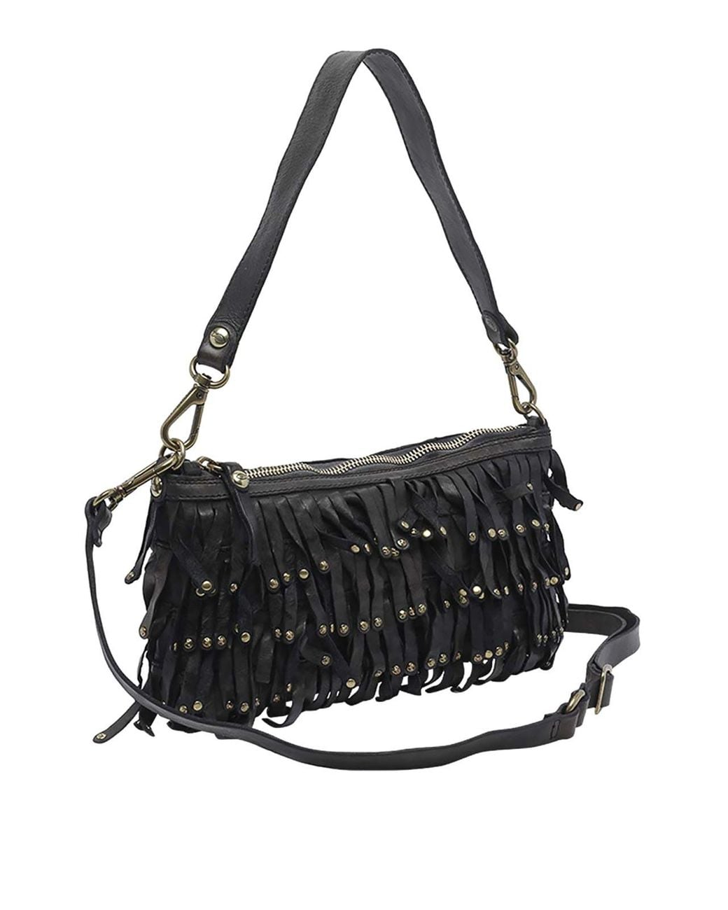 Campomaggi Black Natalia Shoulder Bag