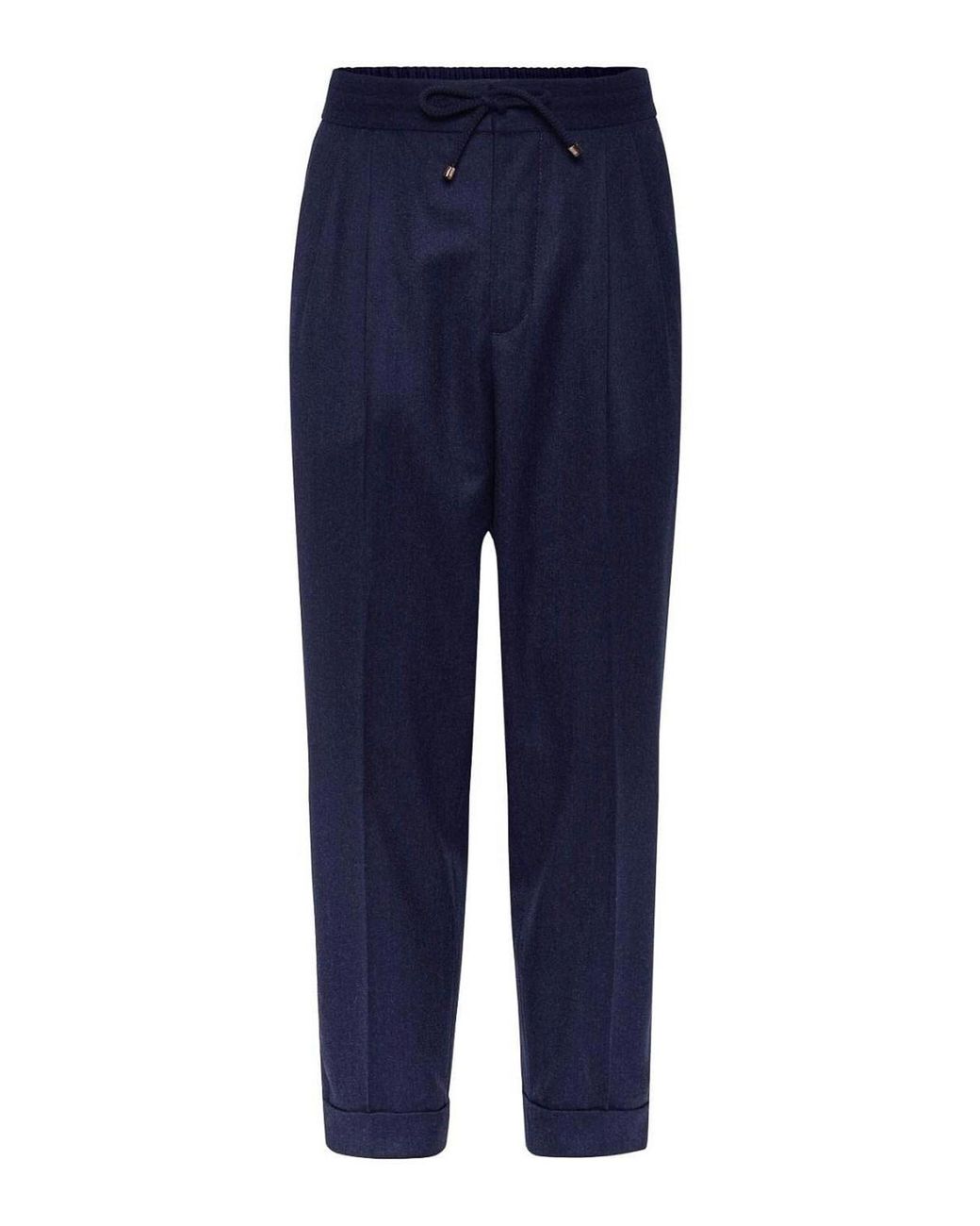 Brunello Cucinelli Blue Pants for men