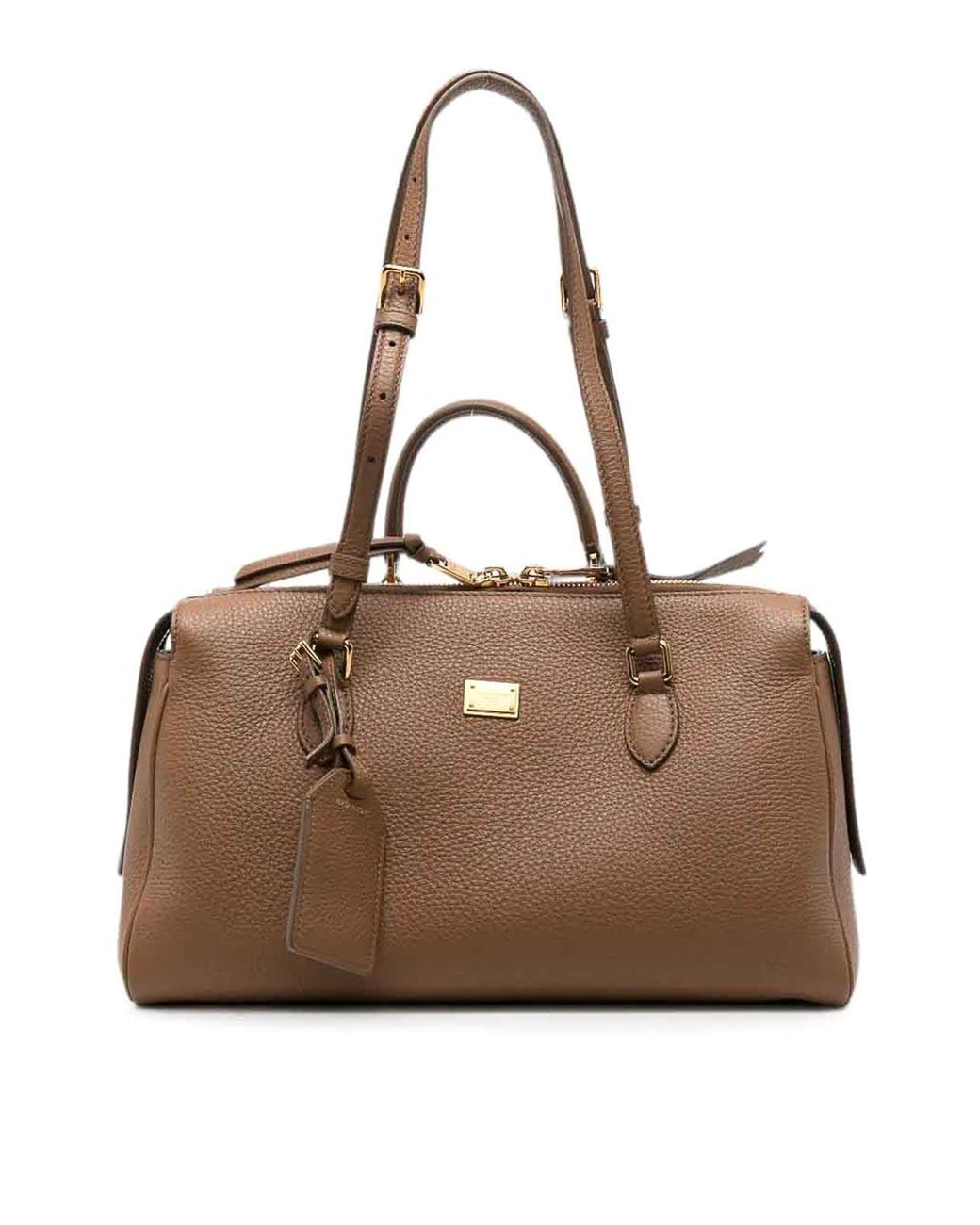Dolce & Gabbana Brown Vittoria Leather Bag