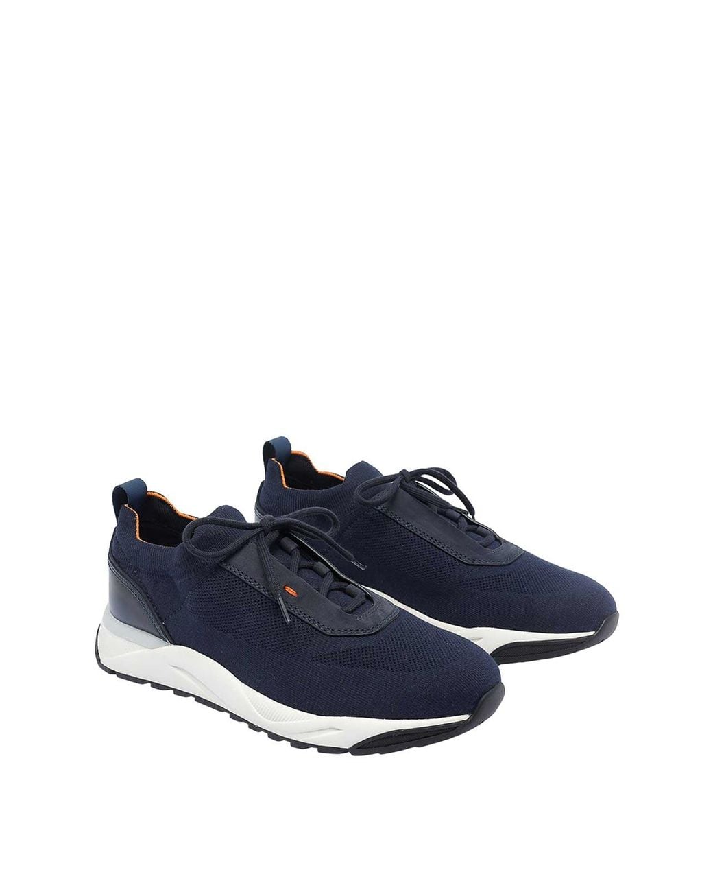 Santoni Blue Flin Sneakers for men