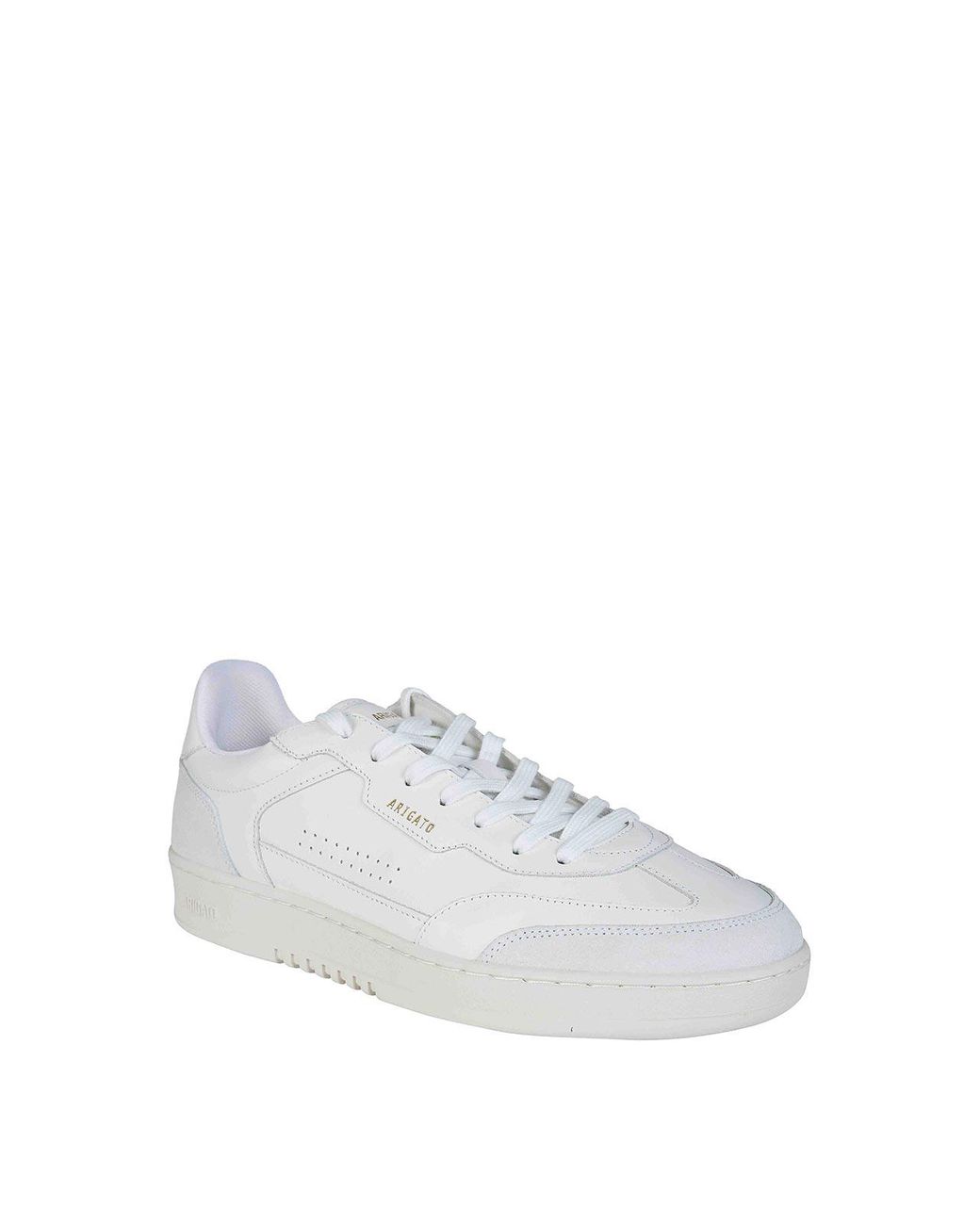 Axel Arigato White Leather Suede High-Top Sneaker for men