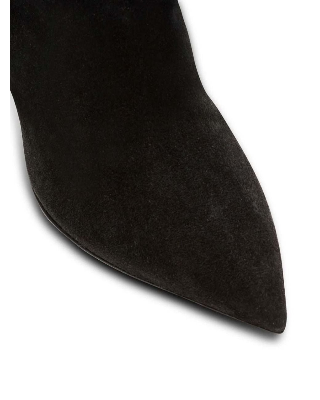 Balmain Black Eva High Stiletto Heel Boots