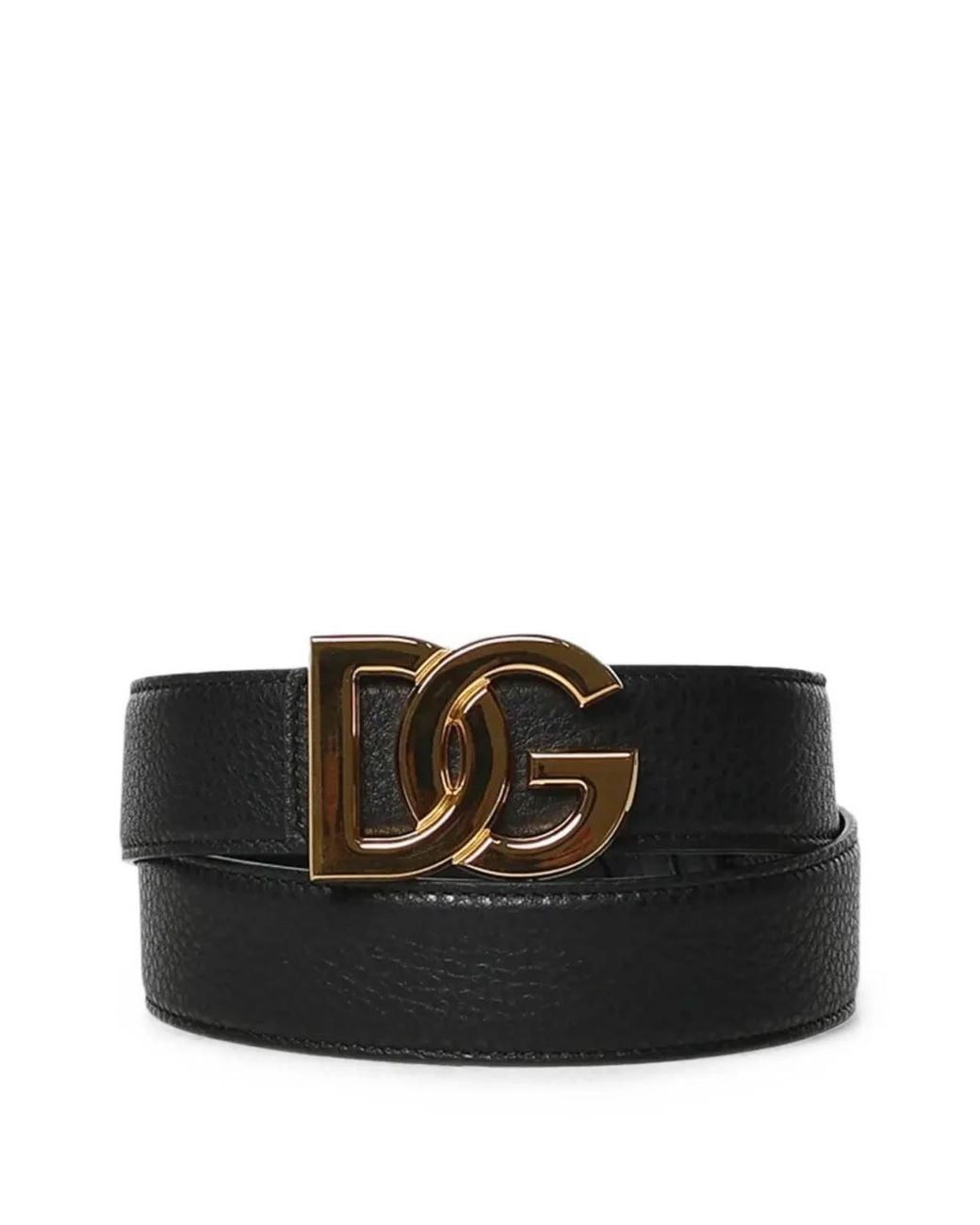 Dolce & Gabbana Black Logo Belt Belt for men