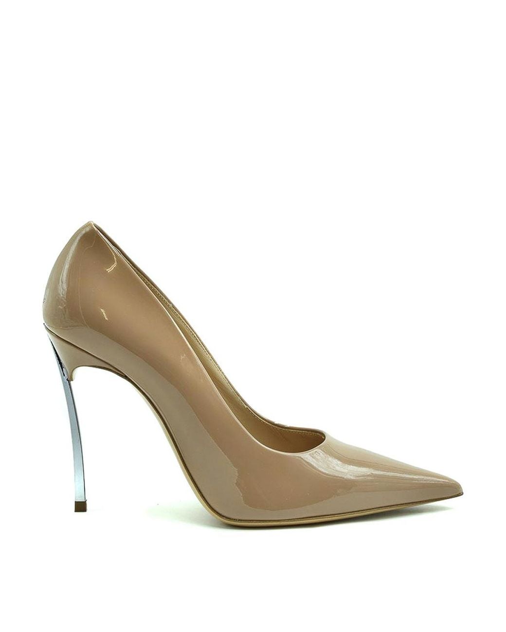 Casadei Metallic Leather Pumps