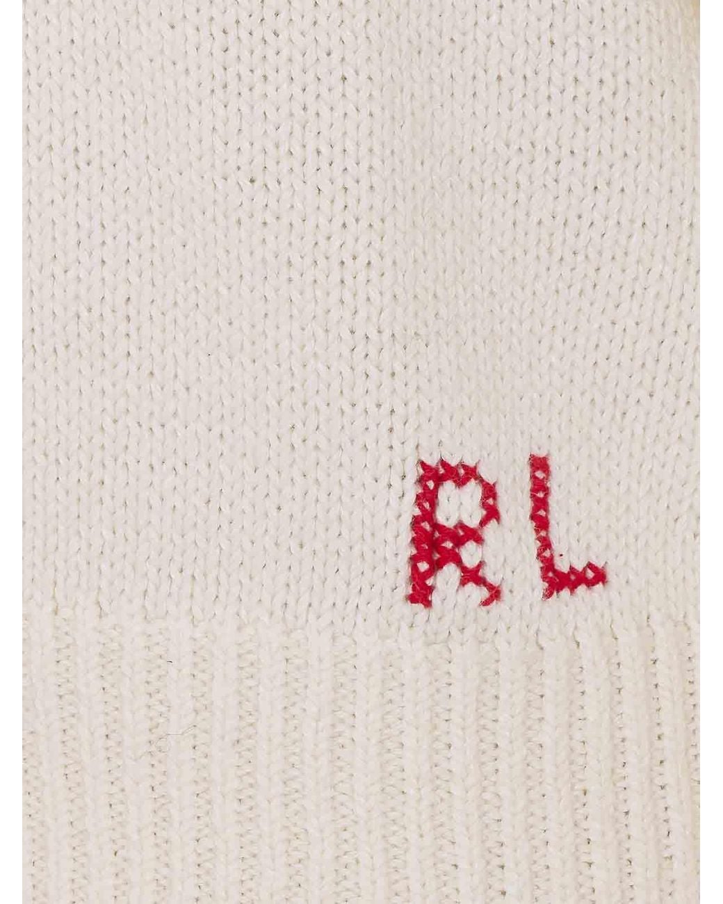 Polo Ralph Lauren White Polo Sweater