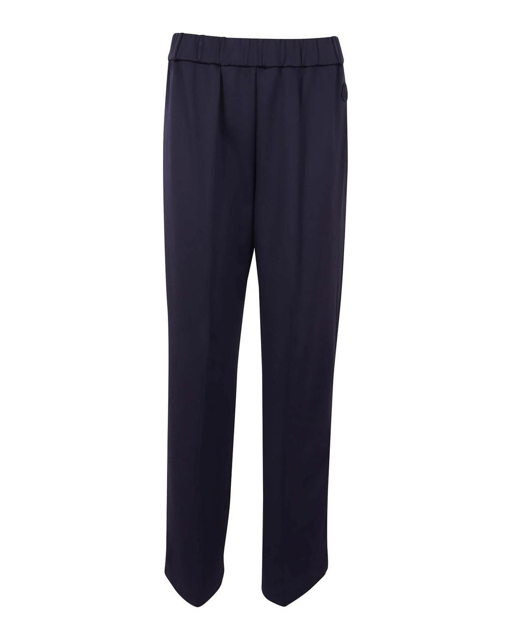 Moncler Blue Technical Fleece Sports Trousers