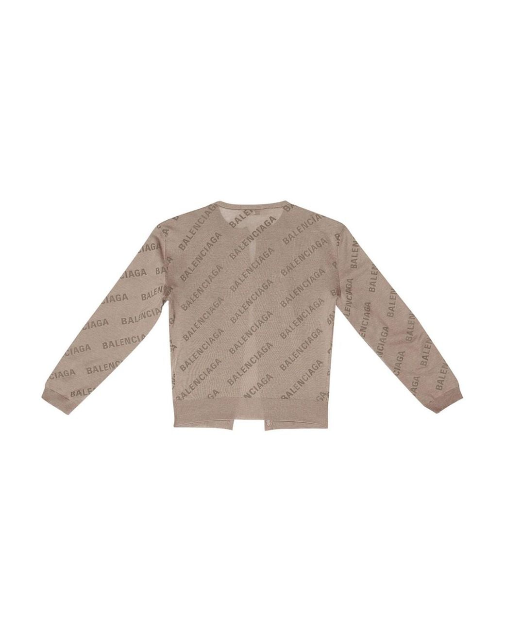 Balenciaga Natural Cotton Jumper
