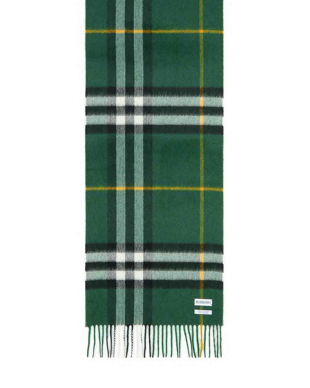 Burberry Green Mu Giant Cashmere Scarf for men