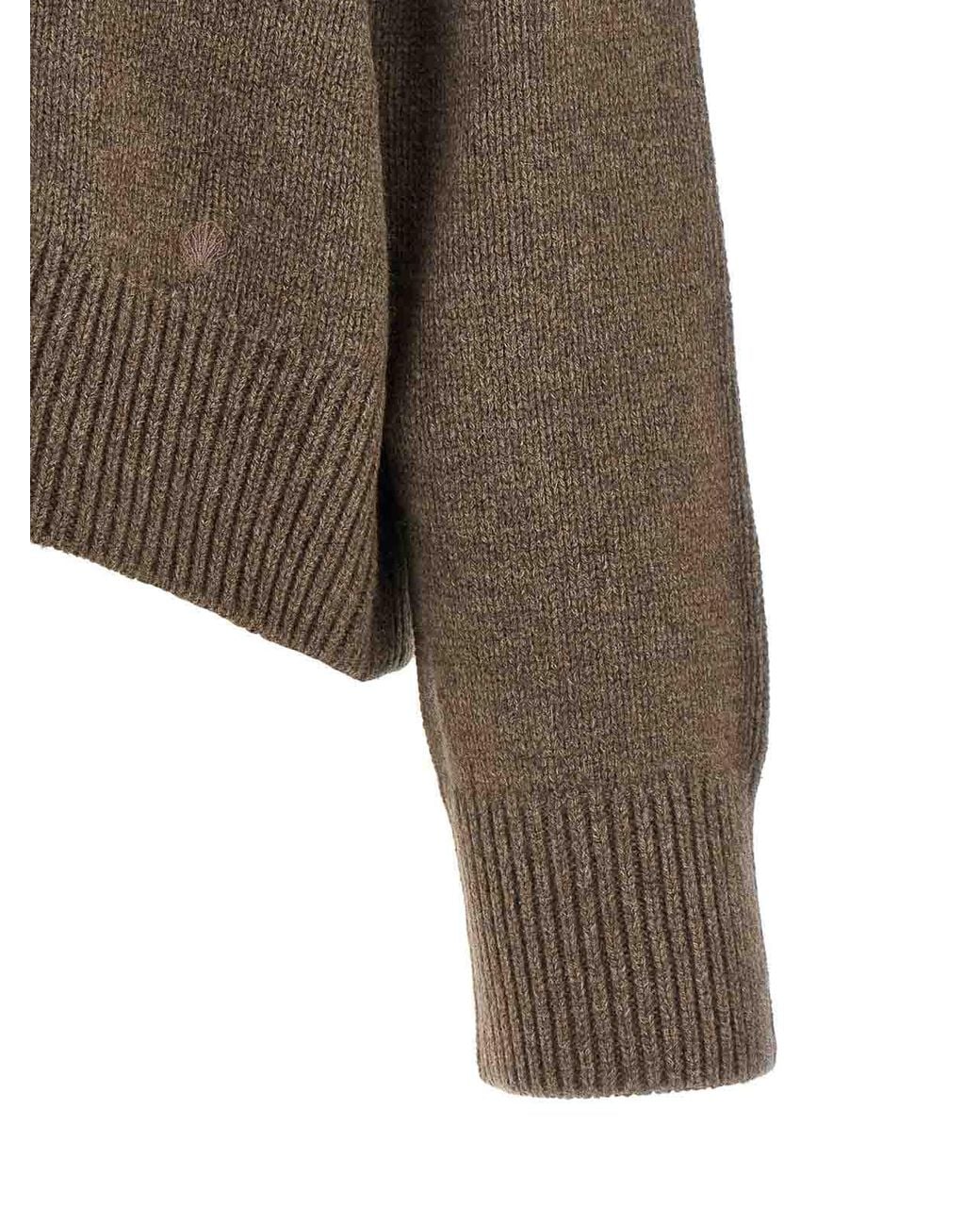 Loulou de Saison Brown Turtleneck Sweater