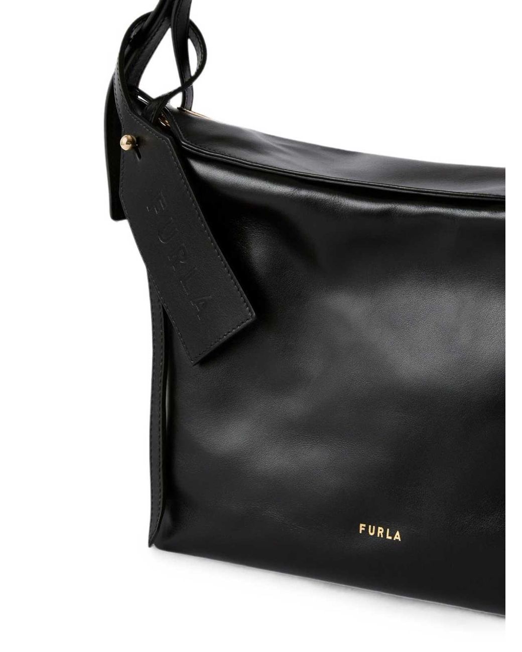 Furla Black Ginevra M Shoulder Bag