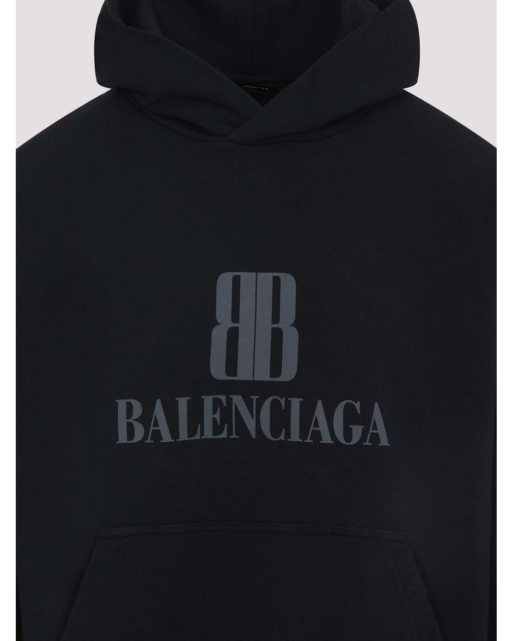 Balenciaga Blue Medium Fit Hoodie for men