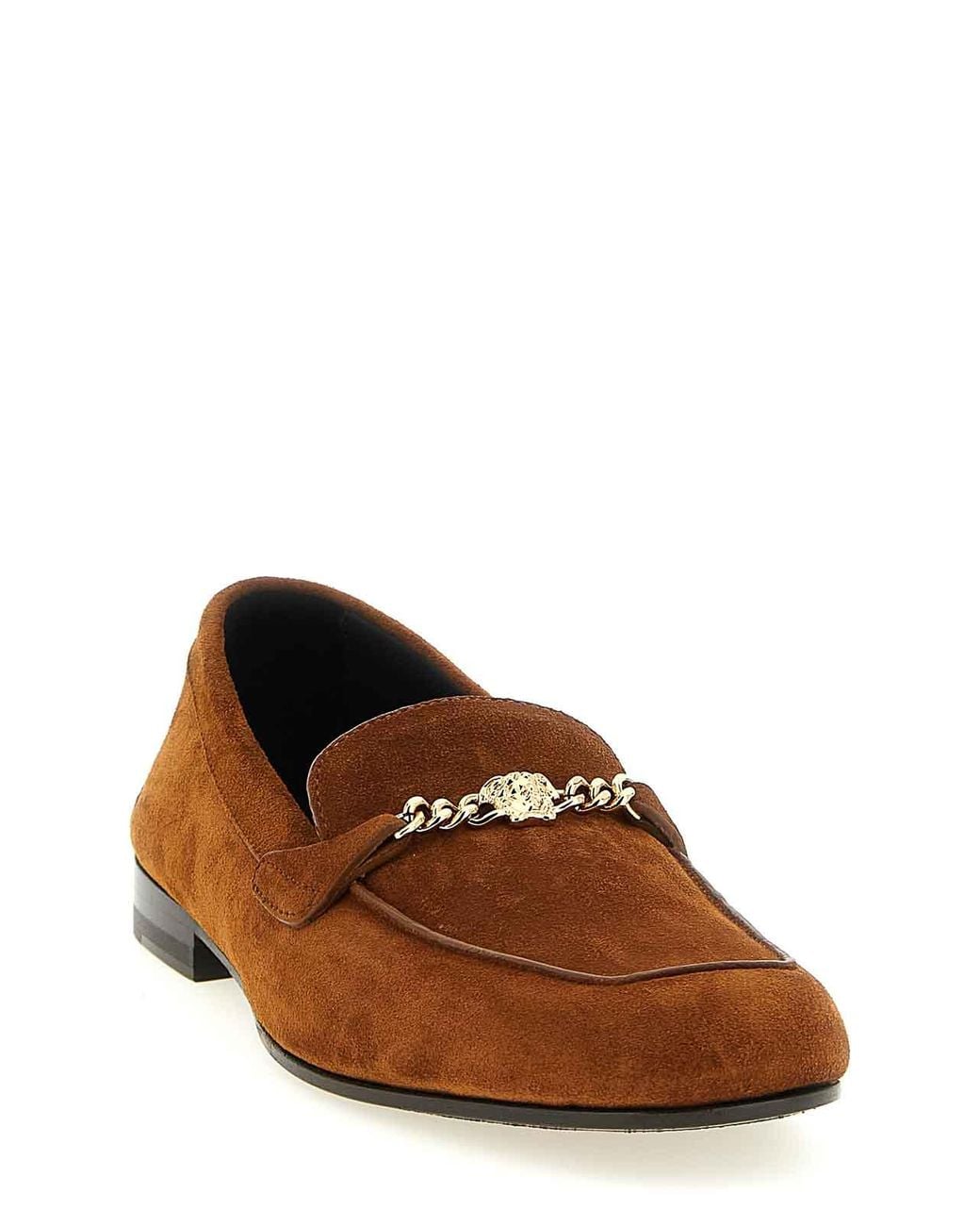 Versace Brown Loafers
