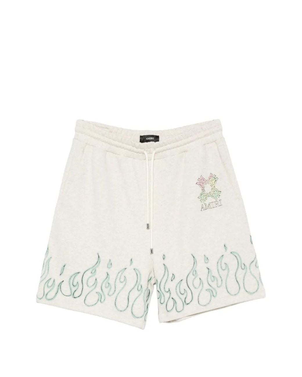 Amiri White Short De Sport À Logo Imprimé for men