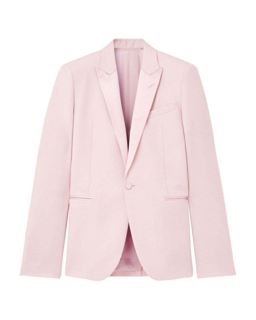 McQueen Pink Button Blazer for men