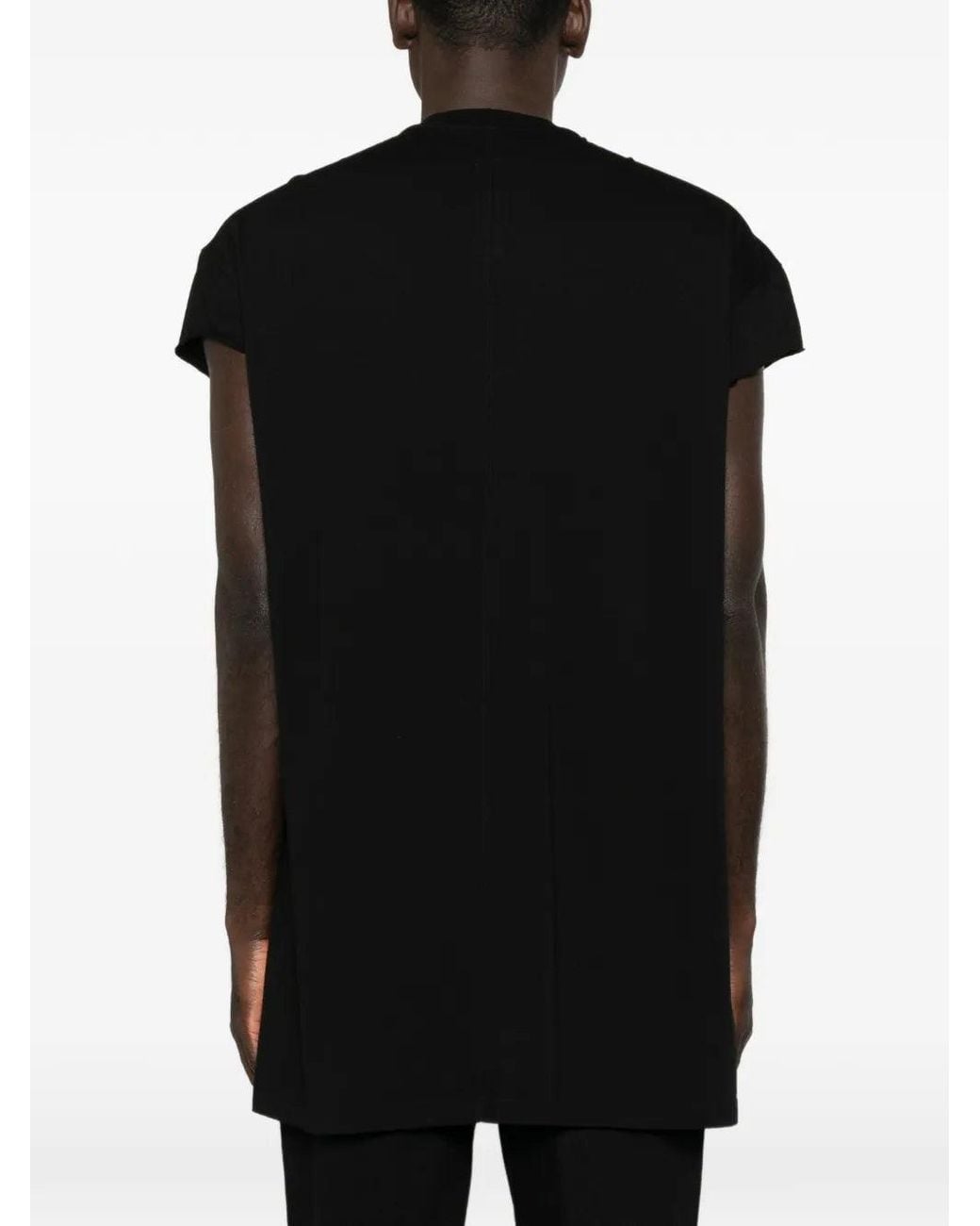Rick Owens Black Tower Jumbo T-Shirt for men