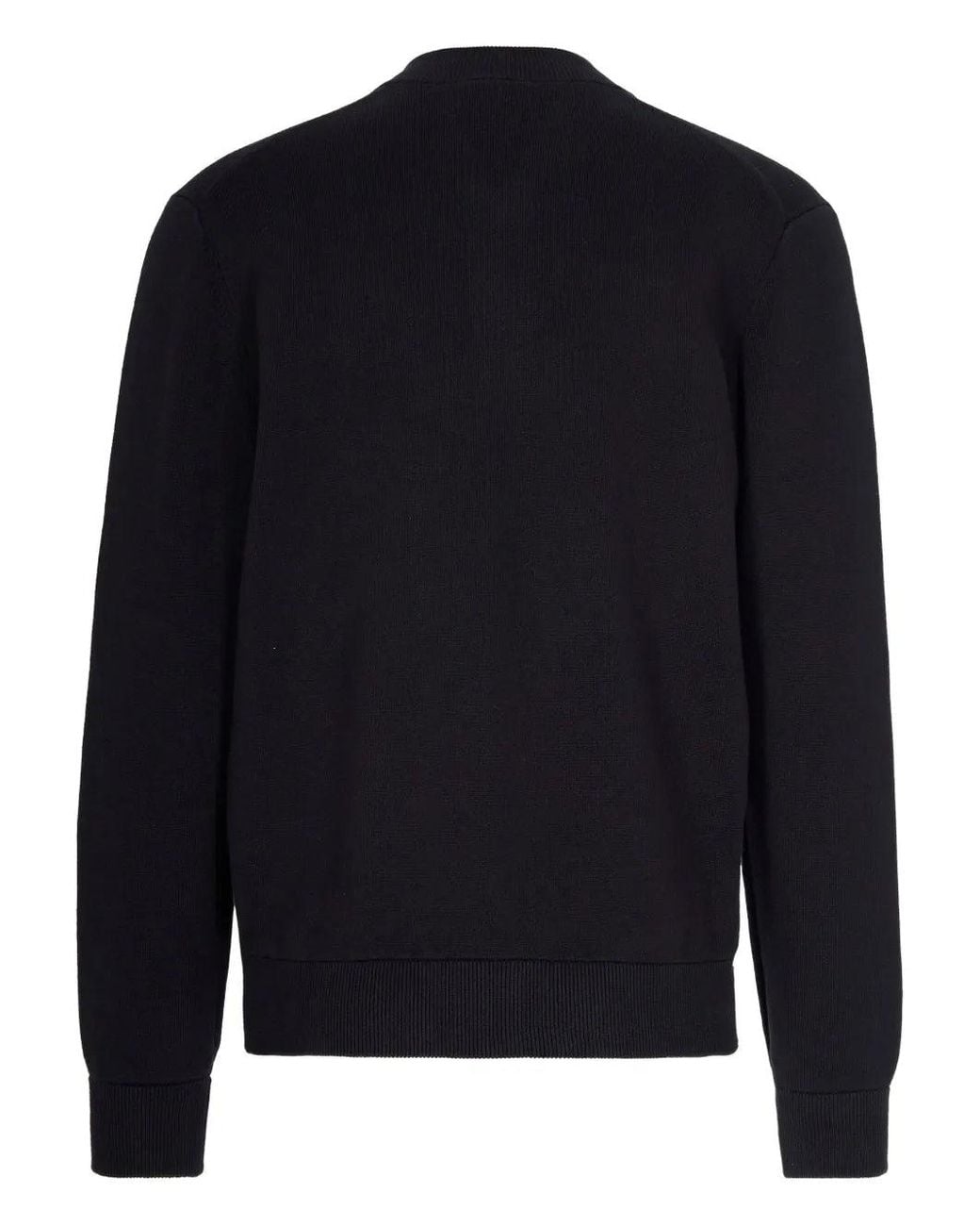 Lacoste Blue Zip Logo-Detail Cardigan for men