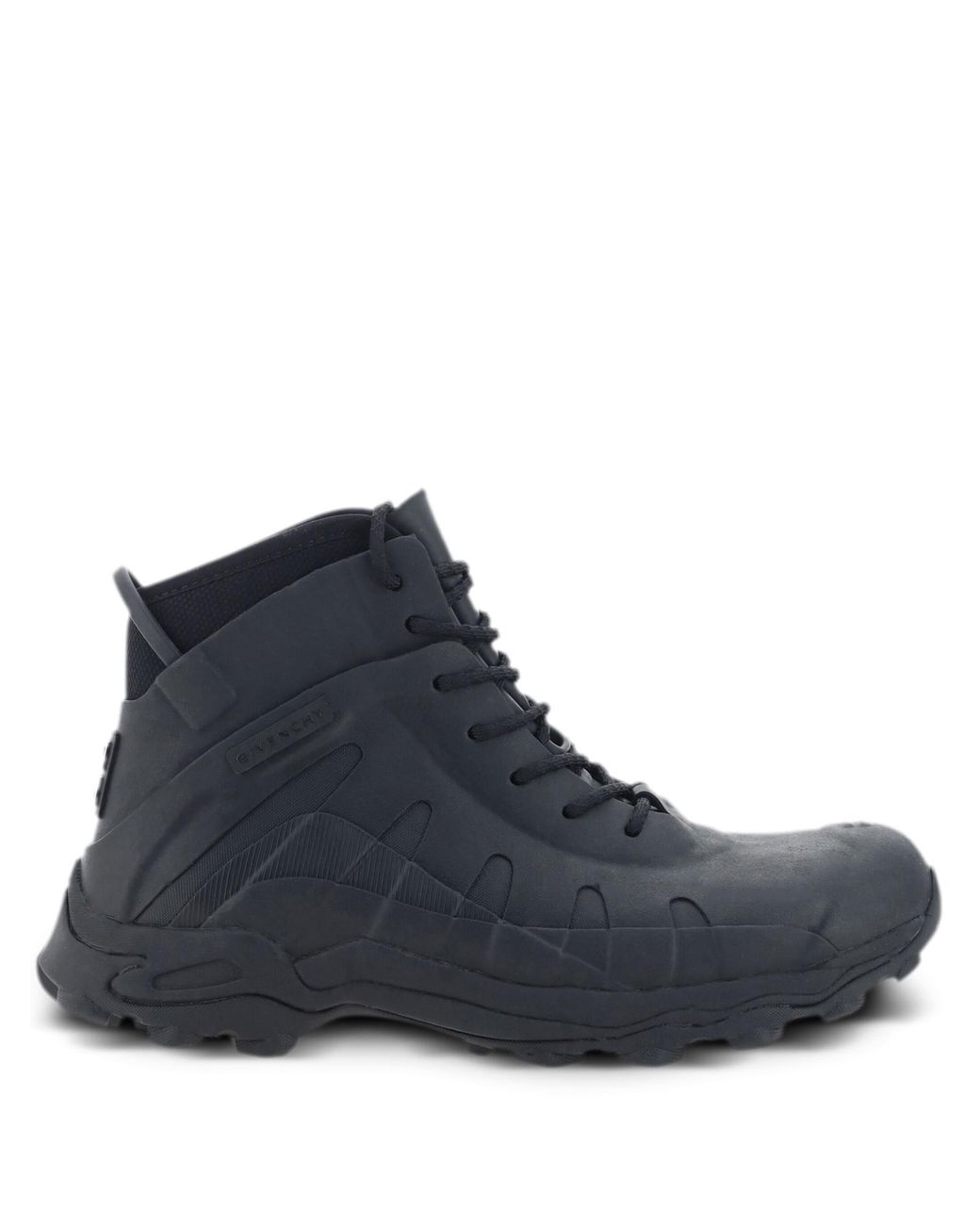Givenchy Blue Bogs Lace Up Boots for men