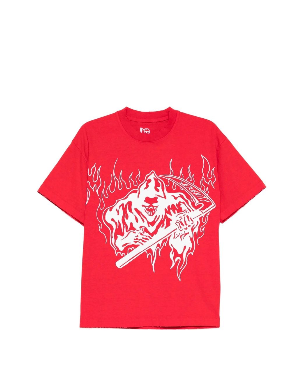Warren Lotas Red Graphic-Print T-Shirt for men