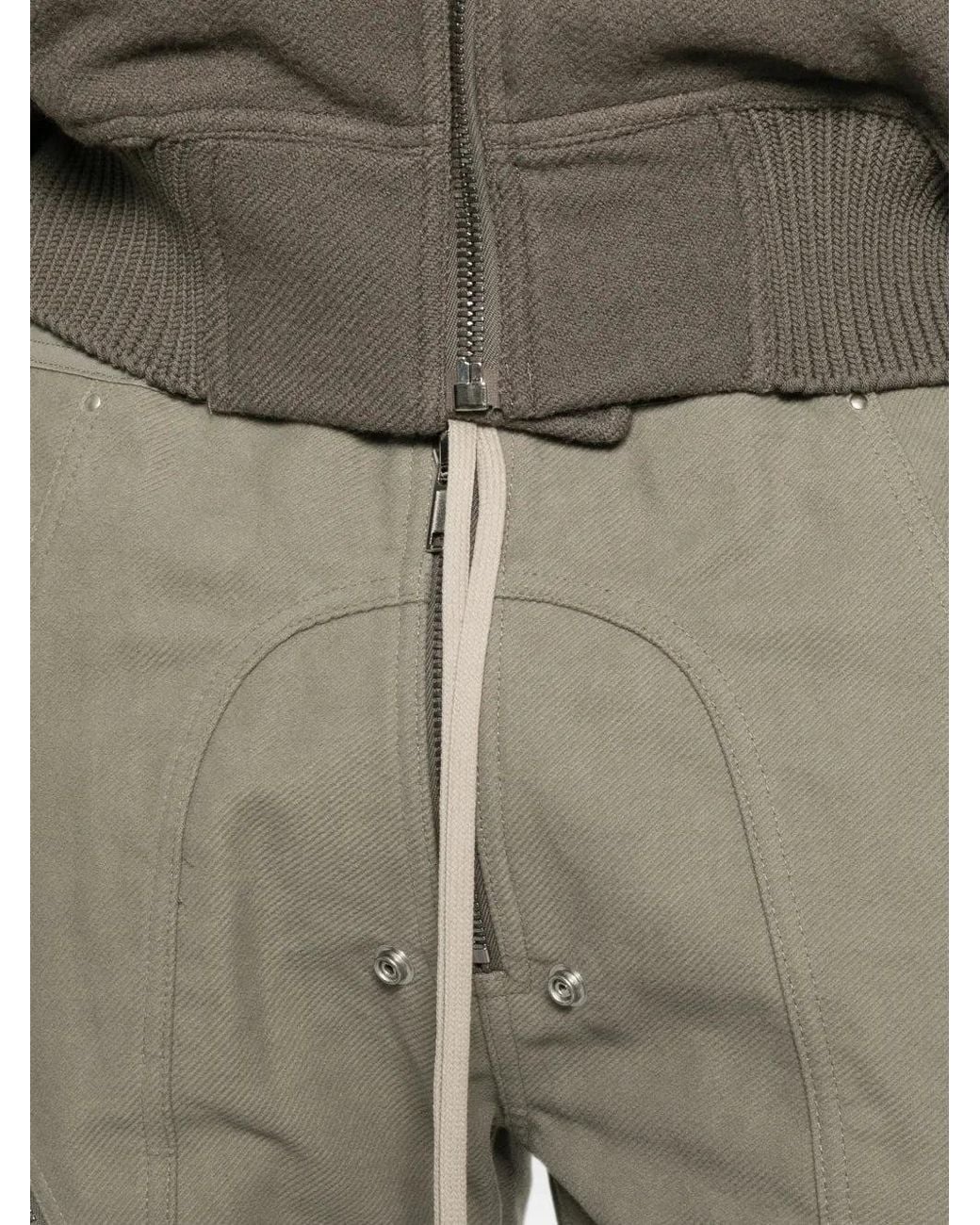 Rick Owens Green Tower Heizer Cargo Pants for men
