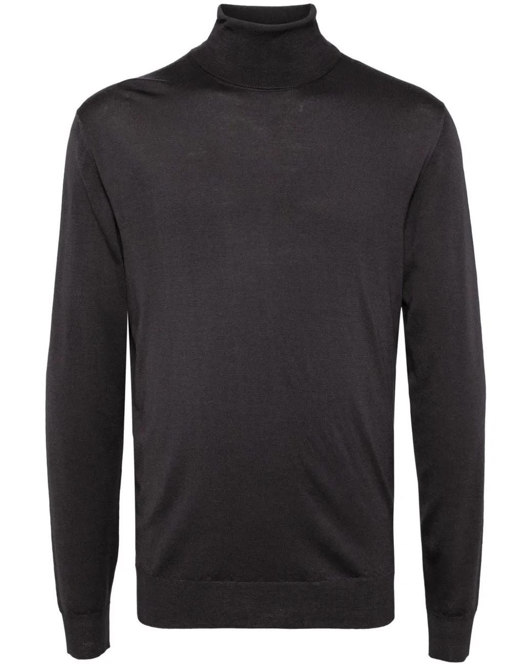 Barena Black Camio Knit Top for men