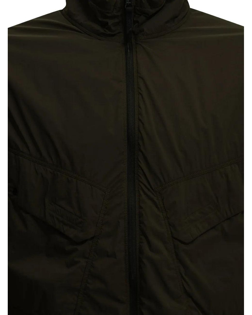 Stone Island Black Q100021 Ultralight Nylon Stretch-Tc Jacket for men