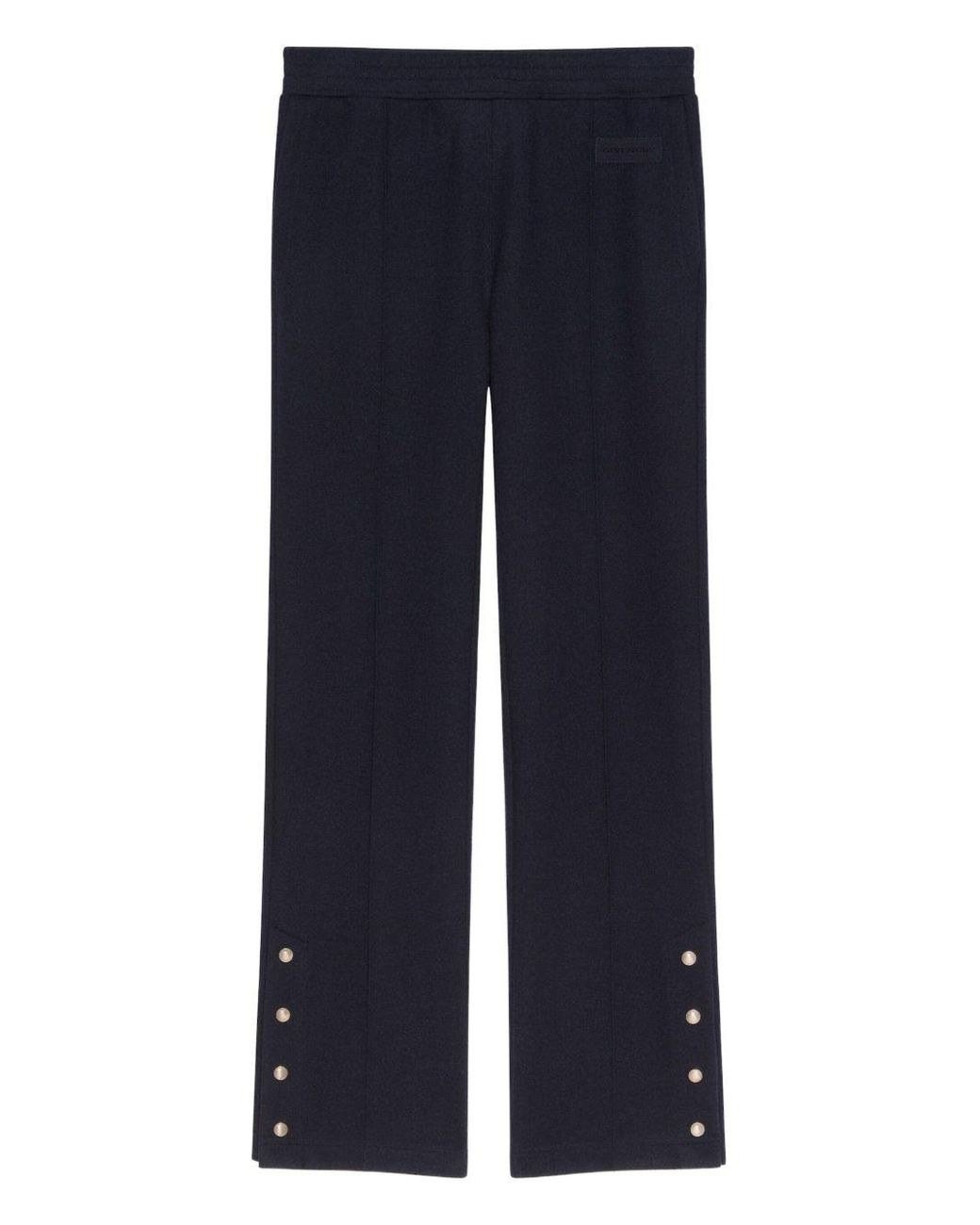 Givenchy Blue Button Detail Track Pants for men